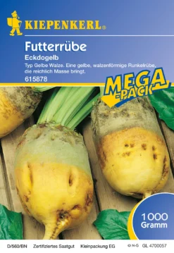 Futterrübe Eckdogelb (1 Kg) | Runkelrüben- &amp; Futterrübensamen Von Kiepenkerl