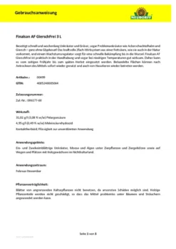 Finalsan AF GierschFrei (3 L) | Pflanzenschutz &amp; Dünger Von Neudorff