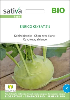 Kohlrabi Weiss Auslese Sehr Früh | BIO Kohlrabisamen Von Sativa Rheinau