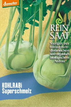 Kohlrabi Superschmelz | BIO Kohlrabisamen Von Reinsaat