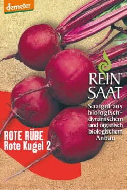 Rüben Rote Kugel 2 | BIO Rote Beetesamen Von Reinsaat