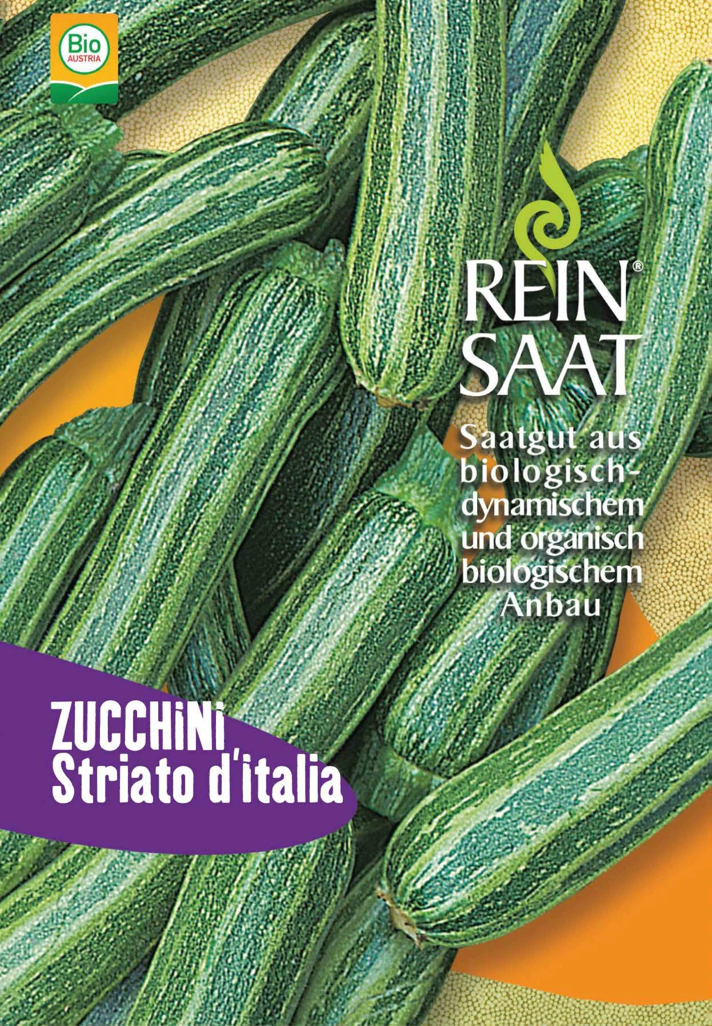 Zucchini Striato D'Italia, Grün, Gestreift, Länglich | BIO Zucchinisamen Von Reinsaat 1 Zucchini Striato D'Italia, Grün, Gestreift, Länglich | BIO Zucchinisamen Von Reinsaat