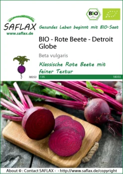 Rote Beete Detroit Globe | BIO Rote Beetesamen Von Saflax