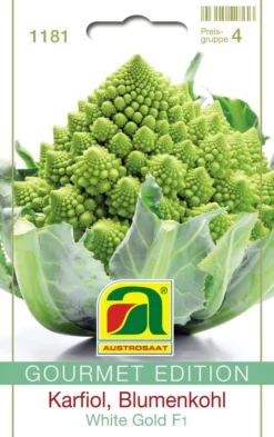 Karfiol White Gold F1 (Romanesco) | Romanescosamen Von Austrosaat