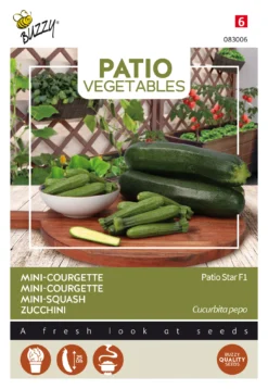 Zucchini Patio Star F1 | Zucchinisamen Von Buzzy Seeds