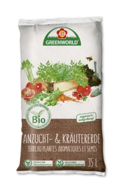 BIO Anzucht- &amp; Kräutererde (35 L) | Aussaaterde Von ASB Greenworld