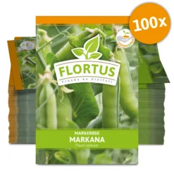 Markerbse Markana (100 Stück) | Markerbsensamen Von FLORTUS -Indoor Gärtnern Verkaufe 549875 Markerbse Markana 100 Stueck 2000 0492 100x 0