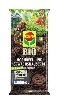 Hochbeet- Und Gewächshauserde Torffrei (60 L) | BIO Erden Von COMPO