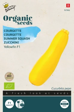 Zucchini Yellowfin F1 | BIO Zucchinisamen Von Buzzy Seeds