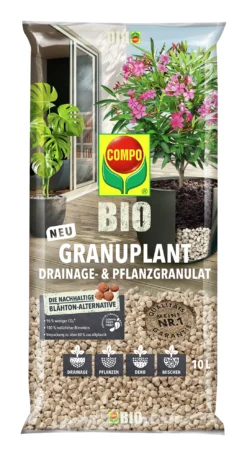 GRANUPLANT Drainage- &amp; Pflanzgranulat (10 L) | BIO Granulat Von COMPO